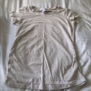 Cream maternity shirt